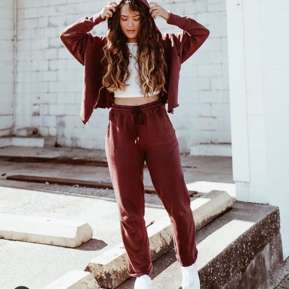 NWT Sundry Velour Jogger Pants